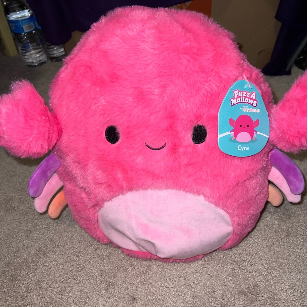 New Cyra The Crab Fuzzamallow Squishmallows - Picture 8 of 16